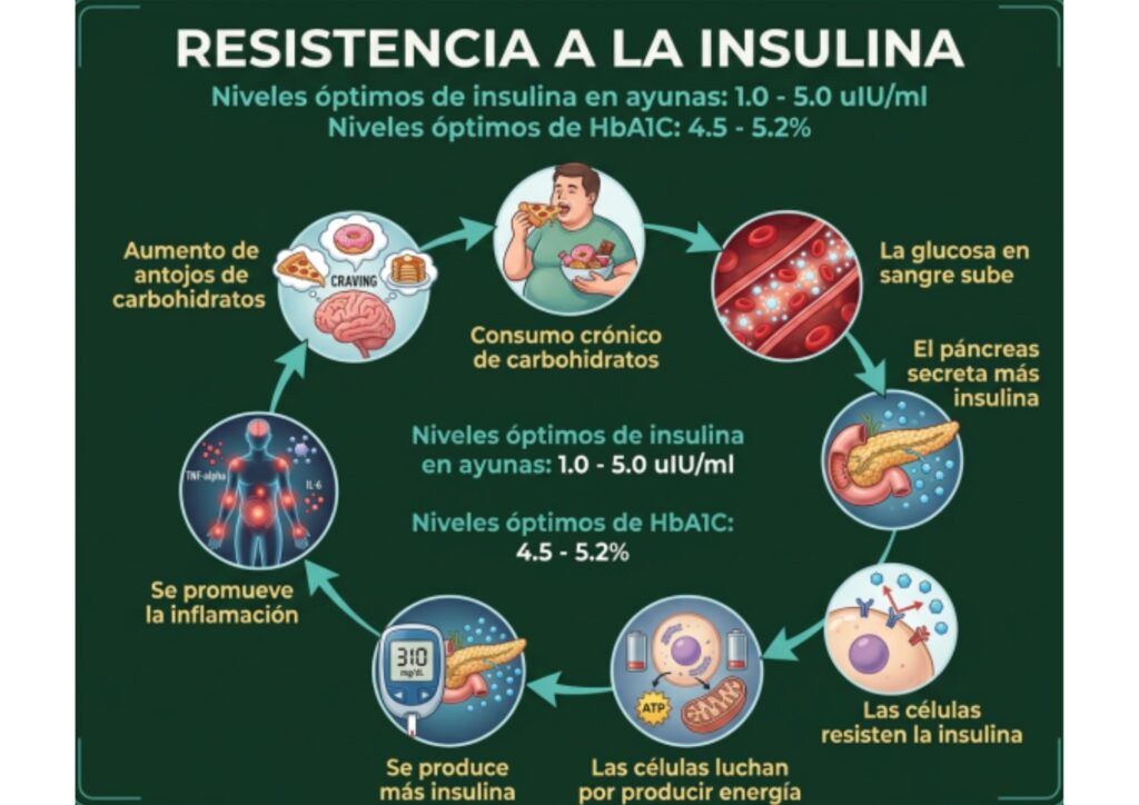 Resistencia a la insulina: lo que la ciencia molecular reciente nos obliga a repensar (y por qué tu análisis “normal” puede estar mintiendo)